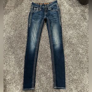 Buckle Rock Revival Skinny Jeans Size 24